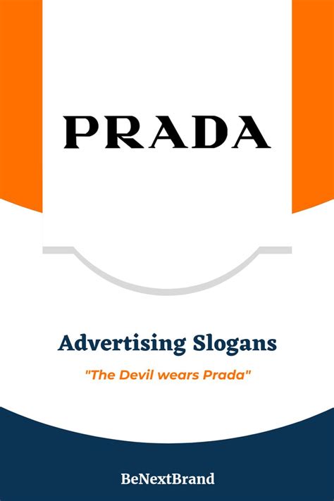 prada slogan
